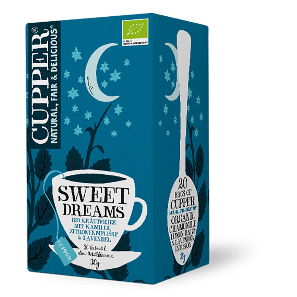 Ceai bio Sweet Dreams, 20 plicuri, Cupper