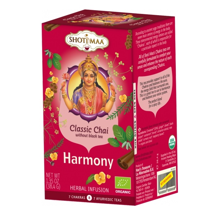 Ceai Bio Classic Chai Harmony, 16 plicuri, Shoti Maa