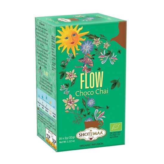 Ceai Bio Choco Sundial Flow, 16 plicuri, Shoti Maa