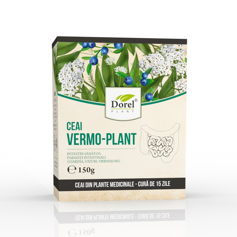 Ceai Vermo-Plant Paraziti-intestinali, 150 g, Dorel Plant