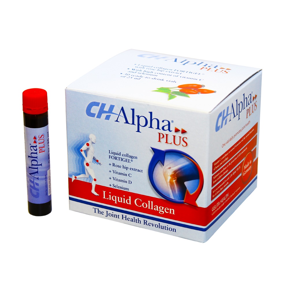 Colagen lichid Ch Alpha Plus, 30 fiole buvabile, Gelita Hea : Farmacia Tei online