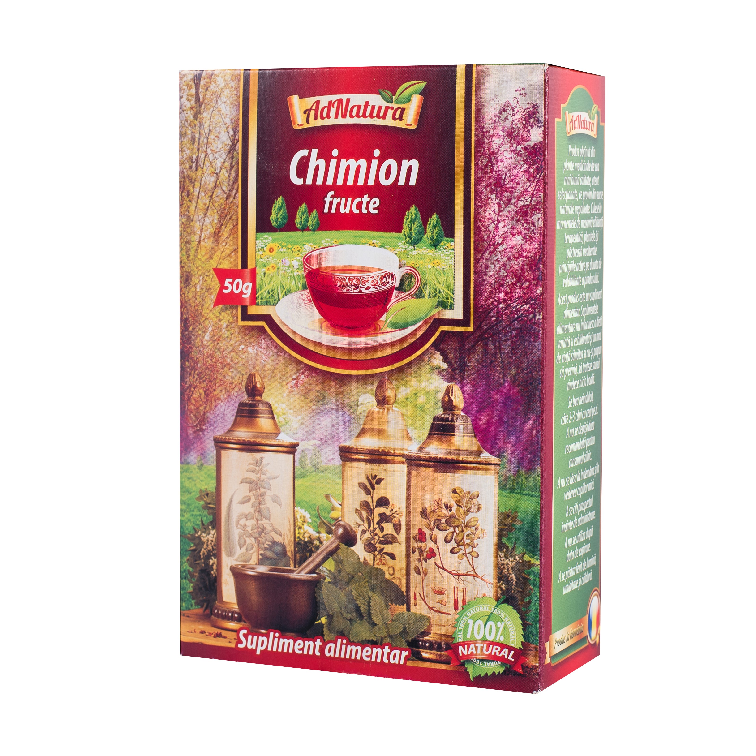 Ceai de Chimion fructe, 50 g, AdNatura