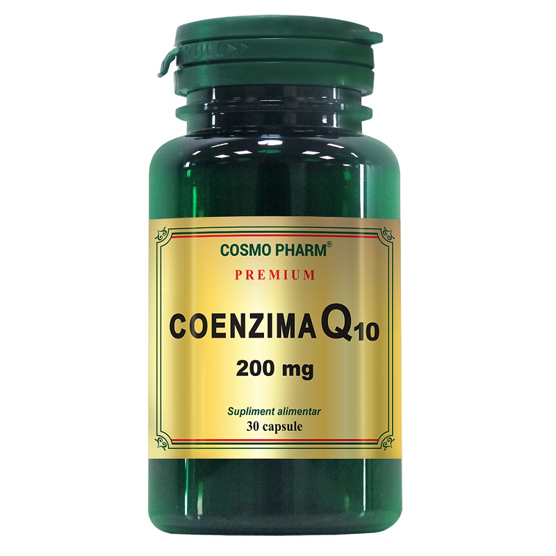 Coenzima Q10 200 mg, 30 capsule, Cosmopharm : Farmacia Tei