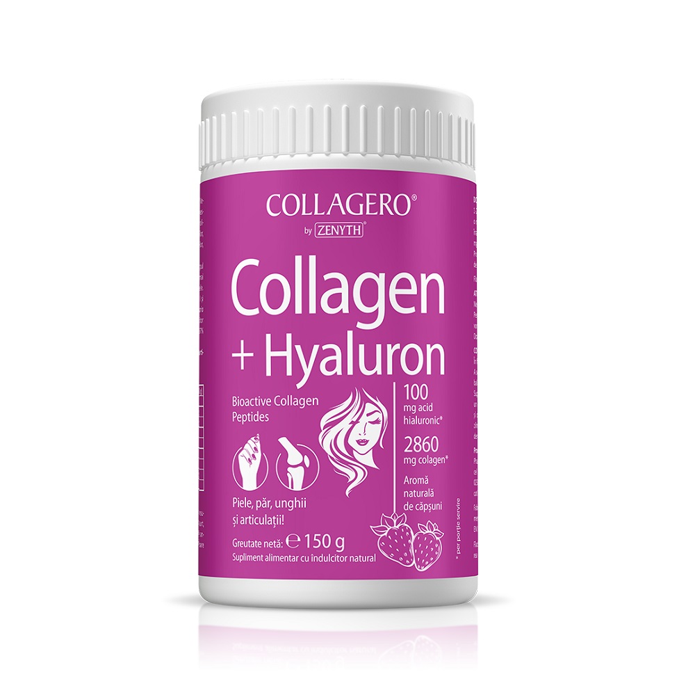 Beauty Help Ultra-Complex 9-in-1 Collagen Formula cu aroma de capsuni, 300 g, Zenyth