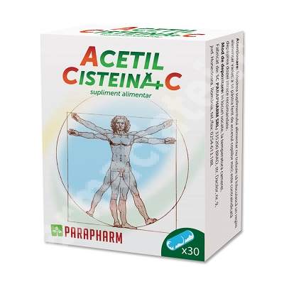 Acetil Cisteina+C, 30 capsule, Parapharm