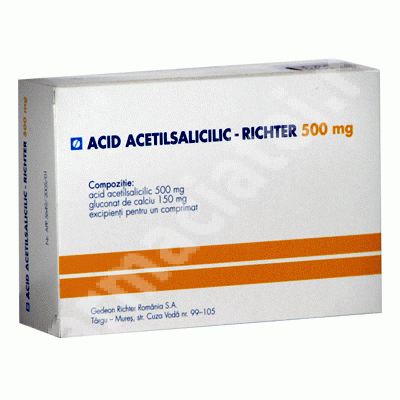 acid acetilsalicilic pentru dureri articulare)