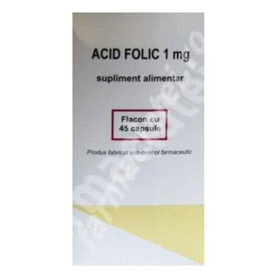 Acid Folic 1mg, 45 capsule, Arena Group