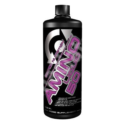 Amino Liquid 50 cu aroma de cirese, 1000 ml, Scitec Nutrition