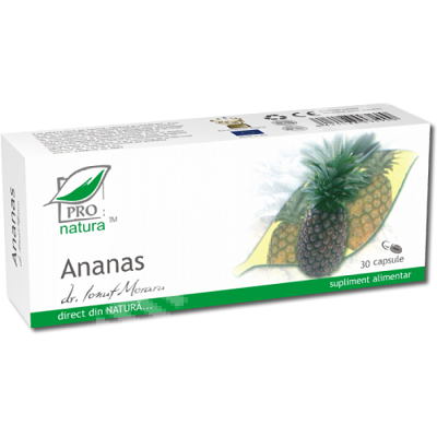 Ananas, 30 capsule, Pro Natura