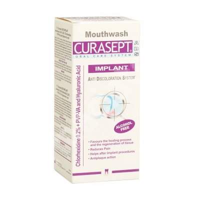 Apa de gura cu clorhexidina 0.20% Implant Curasept, 200 ml, Curaprox