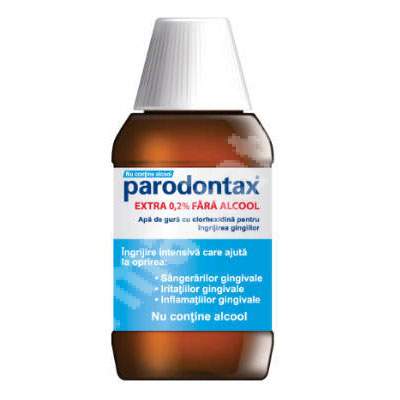 preparare suprafaţă Credincios  Apa de gura fara alcool Parodontax, 300 ml, Gsk : Farmacia Tei online