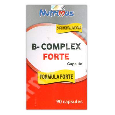B-Complex Formula Forte, 90 capsule, Nutrimas