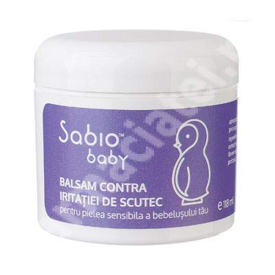 Balsam contra iritatiei de scutec, 118 ml, Sabio