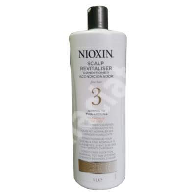 Balsam light pentru par normal/foarte fin tratat chimic System 3, 1 L, Nioxin