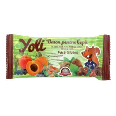 Baton pentru copii cu fructe Yoli, 40 g, Nutribon