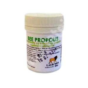 Bee Propolis, 30 comprimate, Laur Med