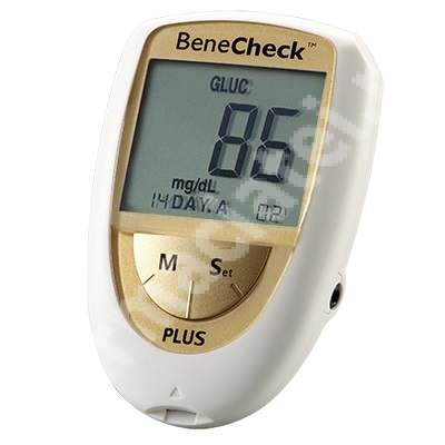 Benecheck Gold Plus analizor glicemie, colesterol si acid uric BK6-40M