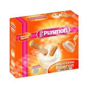 Biscuiti intregi pentru biberon cu gluten, Gr. +4 luni, 300 g, Plasmon