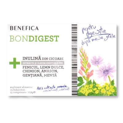 Bondigest, 15 comprimate, Benefica