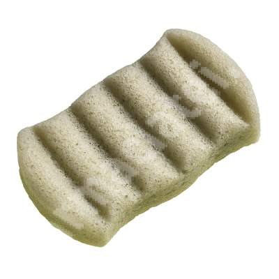 Burete pentru corp cu argila frantuzeasca verde, Pure Konjac sponge
