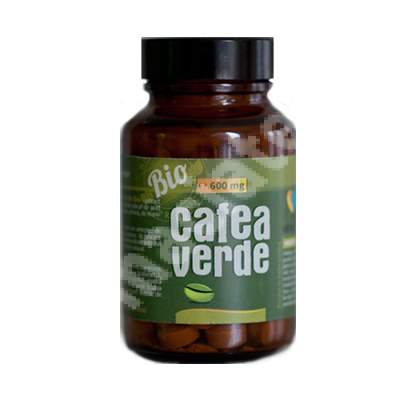Cafea verde Bio, 30 tablete, Nature 4 Life