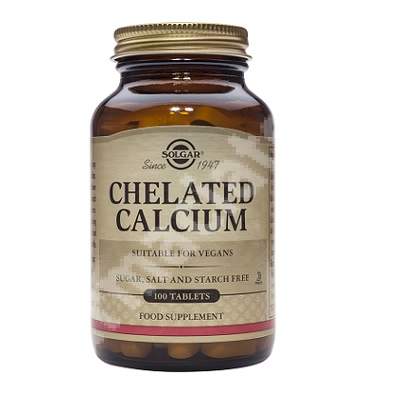 Calciu Chelat 167 mg, 100 tablete, Solgar