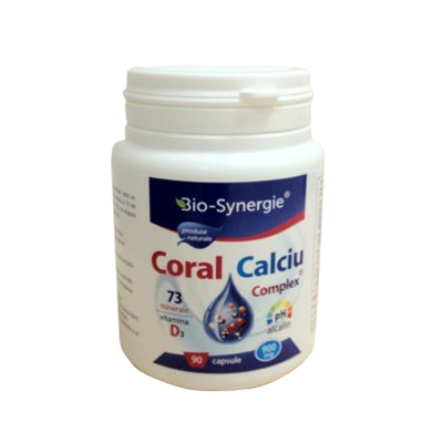 Calciu Coral Complex, 90 capsule, Bio-Synergie