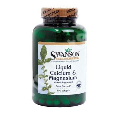 Calciu lichid cu magneziu, 100 capsule, Swanson Health USA