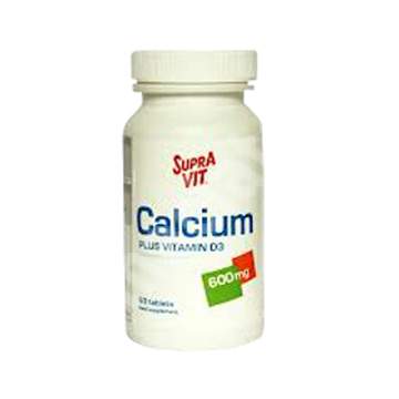 Calciu + Vitamina D3 Supra Vit 600 mg, 60 tablete, Kendy