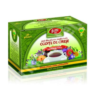 Ceai Codite de Cirese, 20 plicuri, Fares