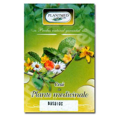 Ceai de plante medicinale Busuioc, 50 g, Plantmed