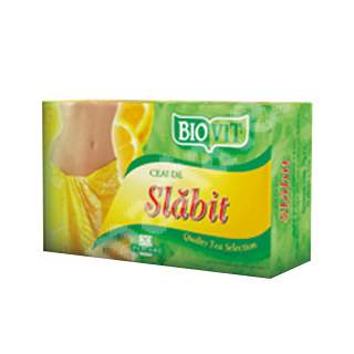 Ceai de slabit cu lamaie BioVit, 50 g, Naturavit : Farmacia Tei online