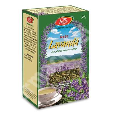 Ceai Lavanda flori, 50 g, Fares