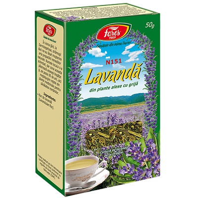 Ceai Lavanda flori N151, 50 g,  Fares