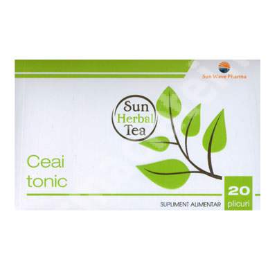 Ceai tonic, 20 plicuri, Sun Wave Pharma