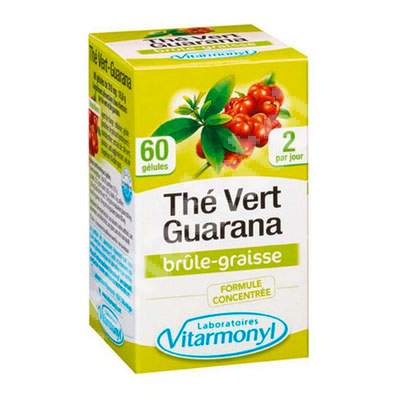 Ceai verde si Guarana, 60 capsule, Vitarmonyl