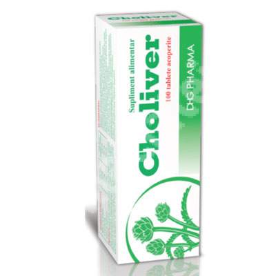Choliver, 100 tablete, Dhg Pharma
