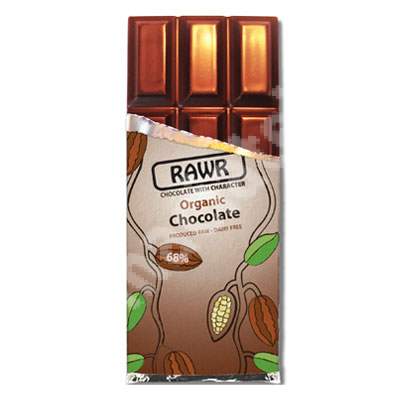 Ciocolata organica, 60 g, Rawr