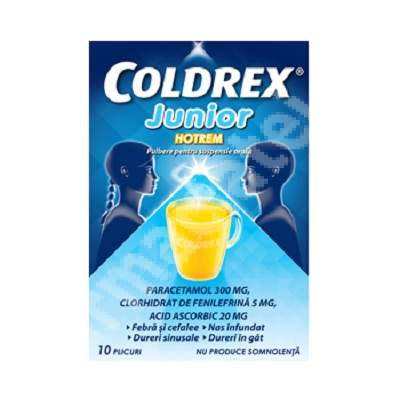 Coldrex Junior Hotrem 10 Plicuri Gsk Farmacia Tei
