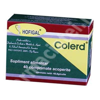 Colerd, 40 comprimate, Hofigal