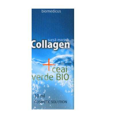 Collagen+Ceai Verde Bio, 10 ml, Biomedicus