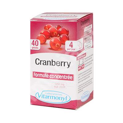 Confort urinar Cranberry, 40 capsule, Vitarmonyl