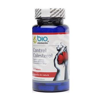 Control Colesterol, 60 capsule, Bio Elemente