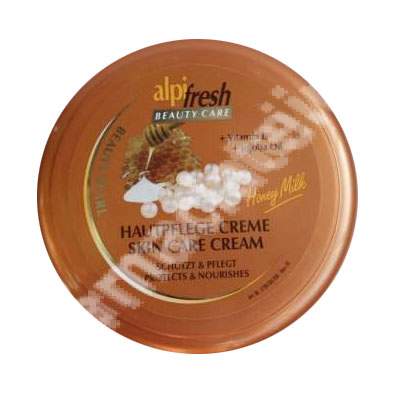 Crema cu lapte si miere Alpifresh, 250 ml, Lenhart Kosmetik