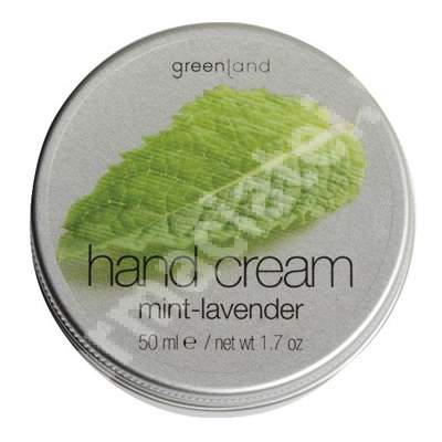 Crema de maini cu menta si lavanda, 50 ml, Greenland