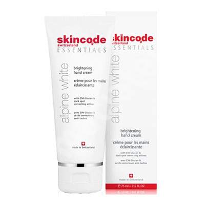 Crema depigmentata pentru maini Essentials Alpine White, 75 ml, Skincode