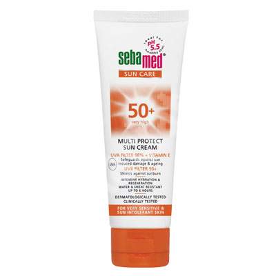 Crema dermatologica pentru protectie solara SPF 50  Sun Care, 75 ml, sebamed