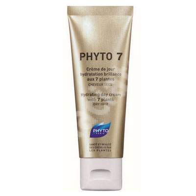 Crema hidratanta cu 7 plante pentru par Phyto7, 50 ml, Phyto