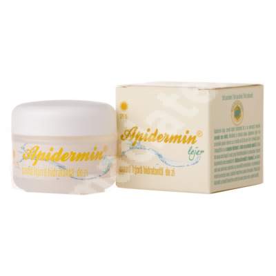 Crema lejera hidratanta de zi Apidermin, 50 ml, Complex Apicol