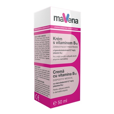 Crema pentru dermatita atopica cu vitamina B12, 50 ml, Mavena